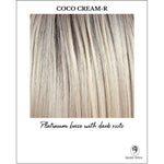 Load image into Gallery viewer, Coco Cream-R-Platinum base with dark roots
