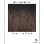 Load image into Gallery viewer, Hot Chocolate-R-Dark brown with black roots
