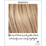Load image into Gallery viewer, Marigold-Toffee toned blonde of pale golden blonde with finely woven creamy highlights
