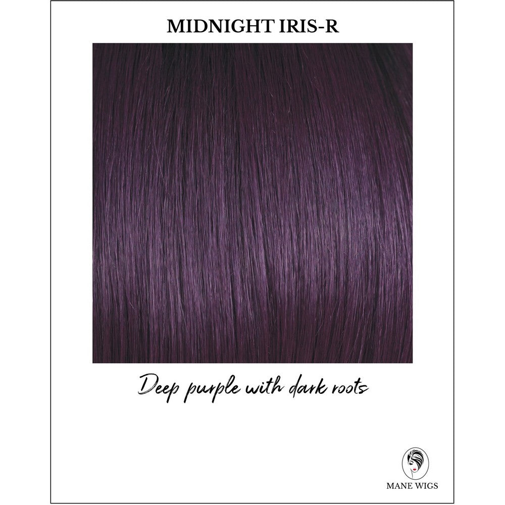Midnight Iris-R-Deep purple with dark roots