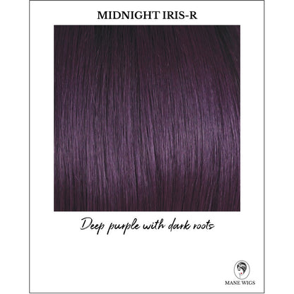 Midnight Iris-R-Deep purple with dark roots