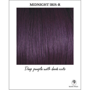 Midnight Iris-R-Deep purple with dark roots