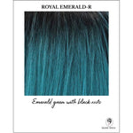 Load image into Gallery viewer, Royal Emerald-R-Emerald green with black roots
