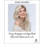 Load image into Gallery viewer, SUNLIT BLONDE-Sunny champagne and beige blonde blend with medium brown roots
