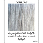 Load image into Gallery viewer, Oyster Gray-Silvery gray blended with the slightest amount of medium brown and white highlights
