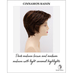 Load image into Gallery viewer, Paula wig by Envy in Cinnamon Raisin-Dark auburn brown and medium auburn with light caramel highlights
