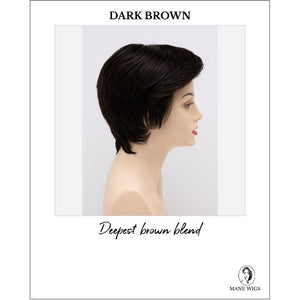 Paula wig by Envy in Dark Brown-Deepest brown blend