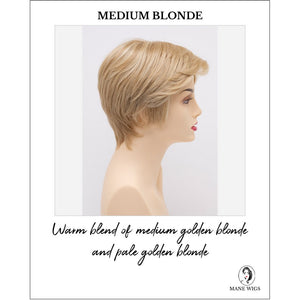 Paula wig by Envy in Medium Blonde-Warm blend of medium golden blonde and pale golden blonde