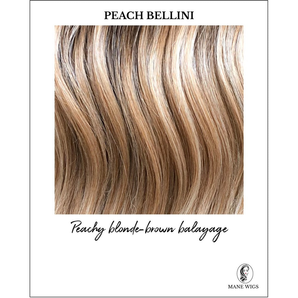 Peach Bellini-Peachy blonde-brown balayage