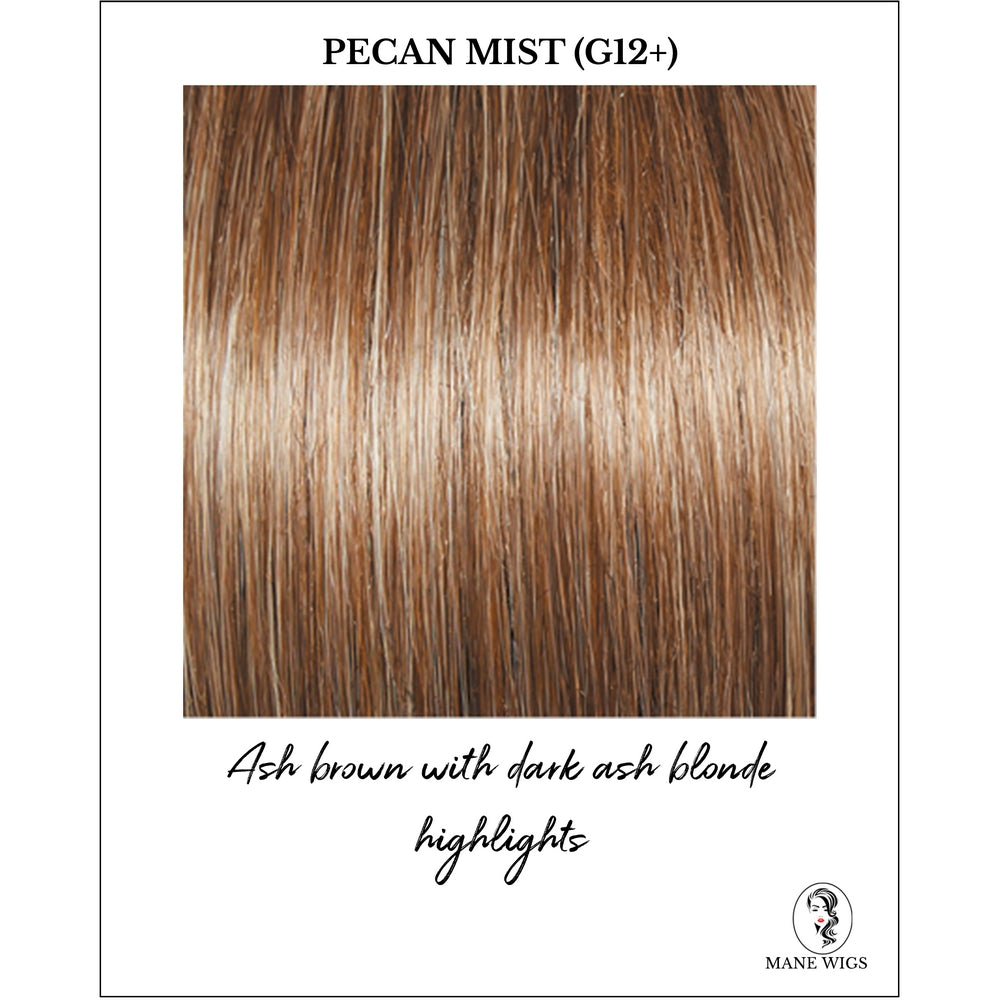Pecan Mist (G12+)-Ash brown with dark ash blonde highlights
