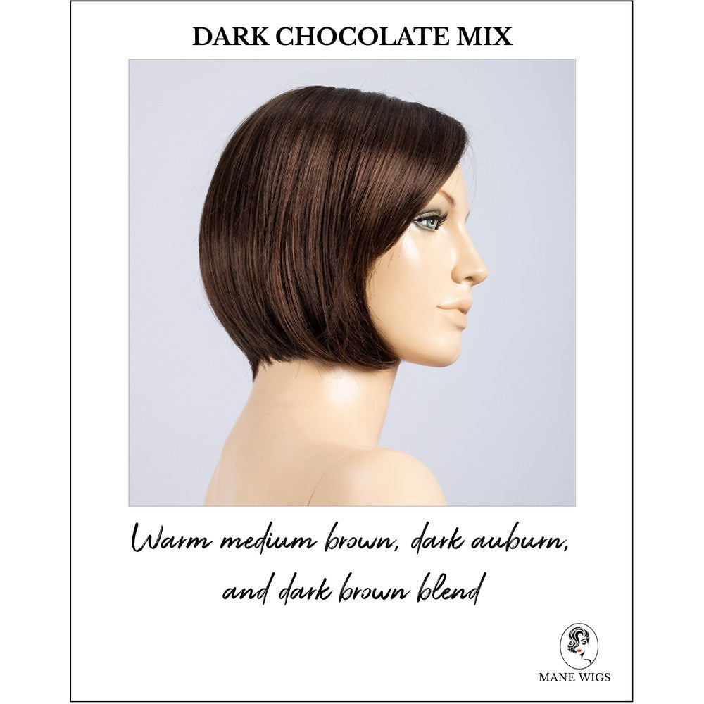 Piemonte Super by Ellen Wille in Dark Chocolate Mix-Warm medium brown, dark auburn, and dark brown blend