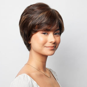 Pixie Top Piece by Amore Topper in Coffee Latte Image 1