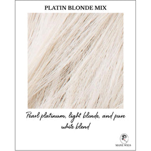 Platin Blonde Mix-Pearl platinum, light blonde, and pure white blend