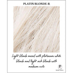 Load image into Gallery viewer, Platin Blonde-R-Light blonde mixed with platinum white blonde and light ash blonde with medium roots
