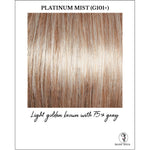 Load image into Gallery viewer, Platinum Mist (G101+)-Light golden brown with 75% gray
