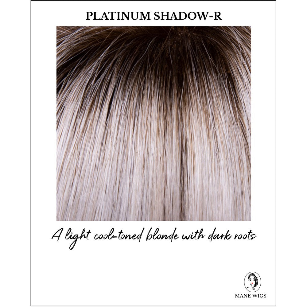 Platinum Shadow-R-A light cool-toned blonde with dark roots