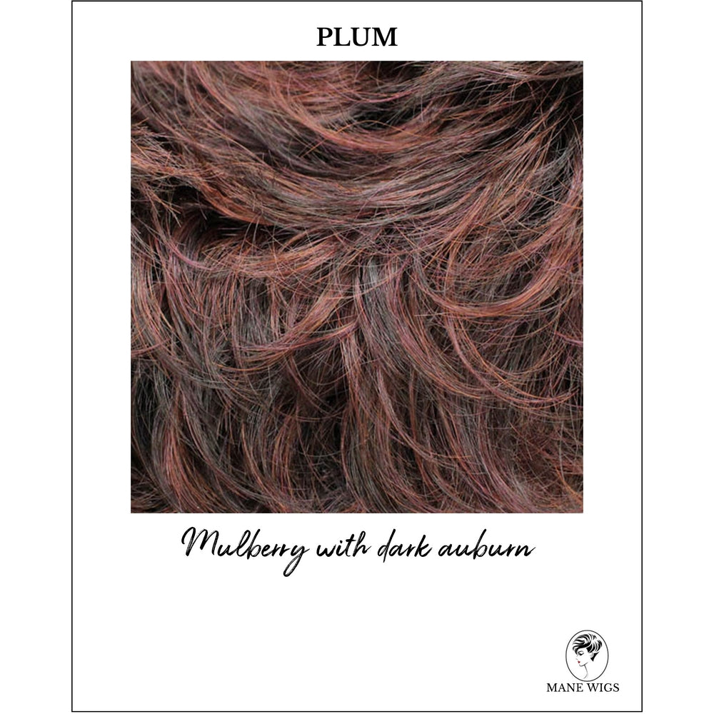 Plum-Mulberry with dark auburn