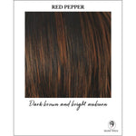 Load image into Gallery viewer, Red Pepper-Dark brown and bright auburn
