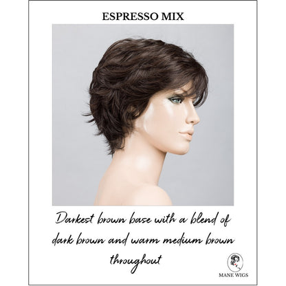 Relax by Ellen Wille in Espresso Mix-Darkest brown base with a blend of dark brown and warm medium brown throughout 
