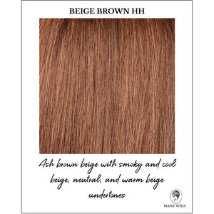Beige Brown-Ash brown beige with smoky and cool beige, neutral, and warm beige undertones