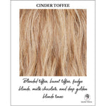 Load image into Gallery viewer, Cinder Toffee-Blended toffee, burnt toffee, fudge blonde, milk chocolate, and deep golden blonde tones
