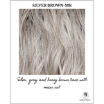 Load image into Gallery viewer, Silver Brown-MR-Silver, gray and honey brown tones with micro root
