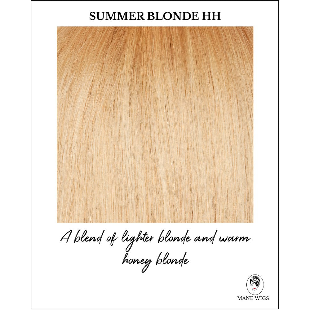 Summer Blonde-A blend of lighter blonde and warm honey blonde