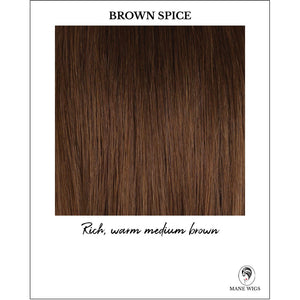 Brown Spice-Rich, warm medium brown