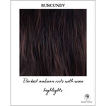 Load image into Gallery viewer, Burgundy-Darkest auburn roots with wine highlights
