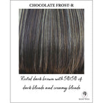 Load image into Gallery viewer, Chocolate Frost-R-Dark brown with 50/50 of dark blonde and creamy blonde
