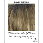 Load image into Gallery viewer, Honey Wheat-R-Medium brown rooted, light brown base with honey blonde highlight
