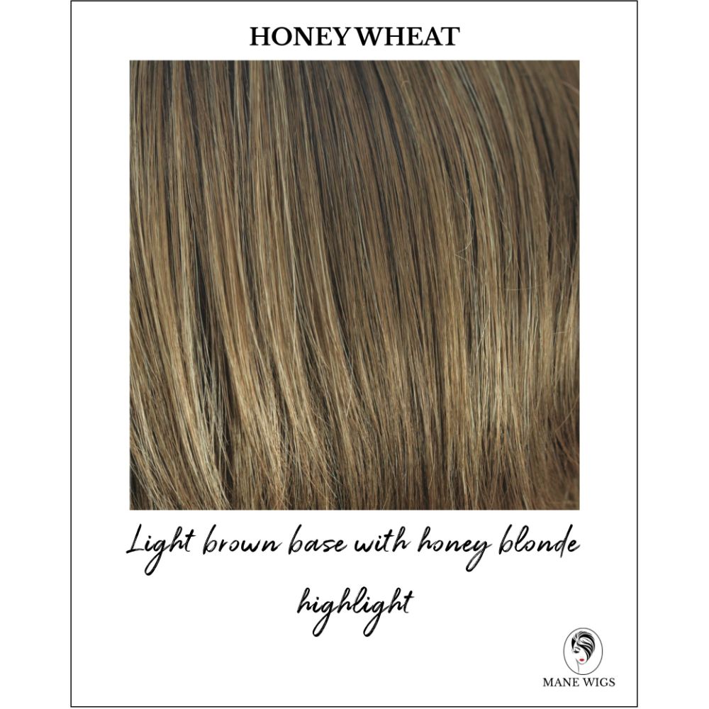 Honey Wheat-Light Brown base with honey blonde highlight