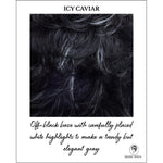 Load image into Gallery viewer, Icy Caviar-Off-black base with carefully placed white highlights to make a trendy but elegant gray          
