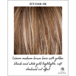 Load image into Gallery viewer, Icy Oak-SR-Warm medium brown base with golden blonde and white gold highlights, soft shadowed root effect
