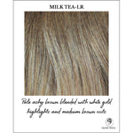 Load image into Gallery viewer, Milk Tea-LR-Pale ashy brown blended with white gold highlights and medium brown roots

