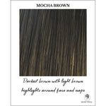 Load image into Gallery viewer, Mocha Brown-Darkest brown with light brown highlights around face and nape
