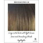 Load image into Gallery viewer, Mochaccino-LR-Long-rooted dark with light brown base and strawberry blonde highlights
