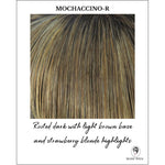 Load image into Gallery viewer, Mochaccino-R-Rooted dark with light brown base and strawberry blonde highlights
