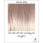 Load image into Gallery viewer, Pastel Pink-Pure white with silver and baby pink throughout

