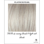 Load image into Gallery viewer, Platinum Pearl-50/50 of creamy blonde &amp; light ash blonde
