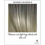 Load image into Gallery viewer, Seashell Blonde-R-Platinum and beige blonde with dark roots
