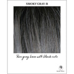 Load image into Gallery viewer, Smoky Gray-R-Pure gray base with black roots
