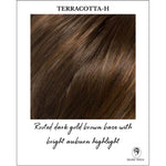 Load image into Gallery viewer, Terracotta-H-Rooted dark gold brown base with bright auburn highlight
