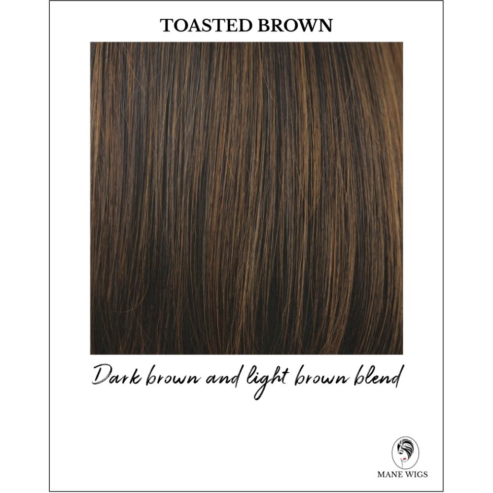 Toasted Brown-Dark brown and light brown blend