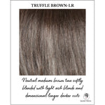 Load image into Gallery viewer, Truffle Brown-LR-Neutral medium brown tone softly blended with light ash blonde and dimensional longer darker roots
