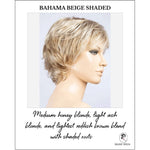 Load image into Gallery viewer, Rica by Ellen Wille in Bahama Beige Shaded-Medium honey blonde, light ash blonde, and lightest reddish brown blend with shaded roots
