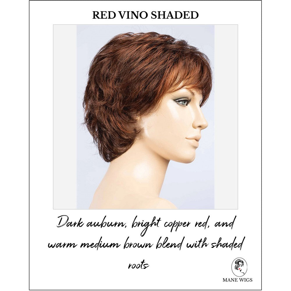 Rica by Ellen Wille in Red Vino Shaded-Dark auburn, bright copper red, and warm medium brown blend with shaded roots