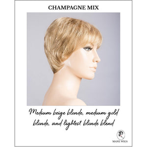 Rimini Mono by Ellen Wille in Champagne Mix-Medium beige blonde, medium gold blonde, and lightest blonde blend