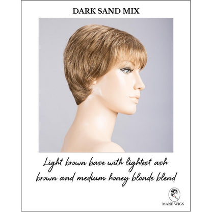 Rimini Mono by Ellen Wille in Dark Sand Mix-Light brown base with lightest ash brown and medium honey blonde blend