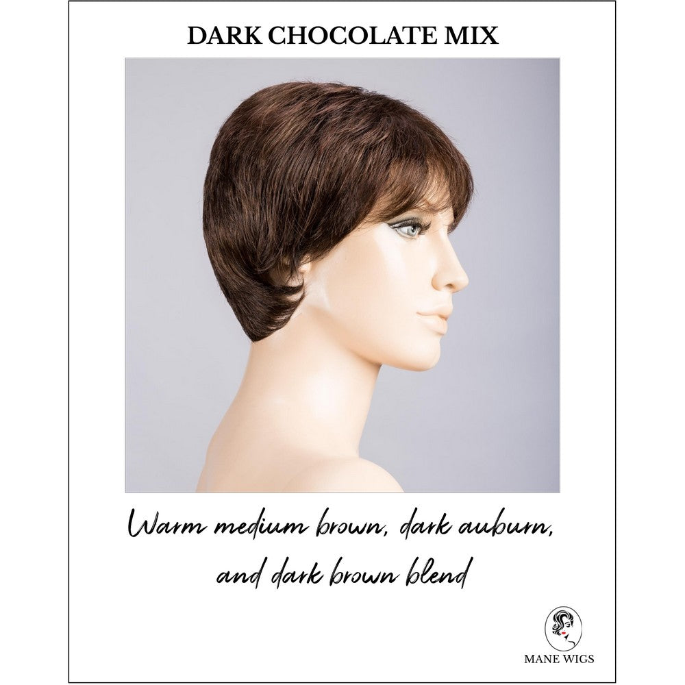 Rimini Mono Large by Ellen Wille in Dark Chocolate Mix-Warm medium brown, dark auburn, and dark brown blend